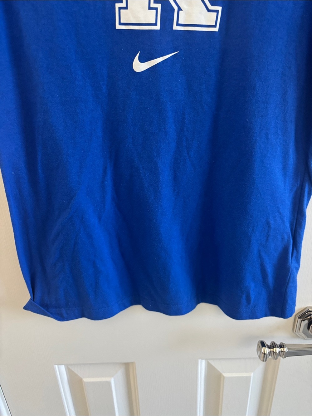 Nike Royal Blue UK Logo Short Sleeve Tee - Picture 4 of 4
